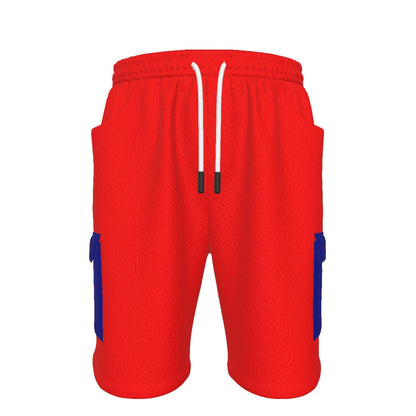 HBG STRIVE CARGO SHORTS - RED