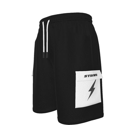 HBG STRIVE V CARGO SHORTS - BLACK